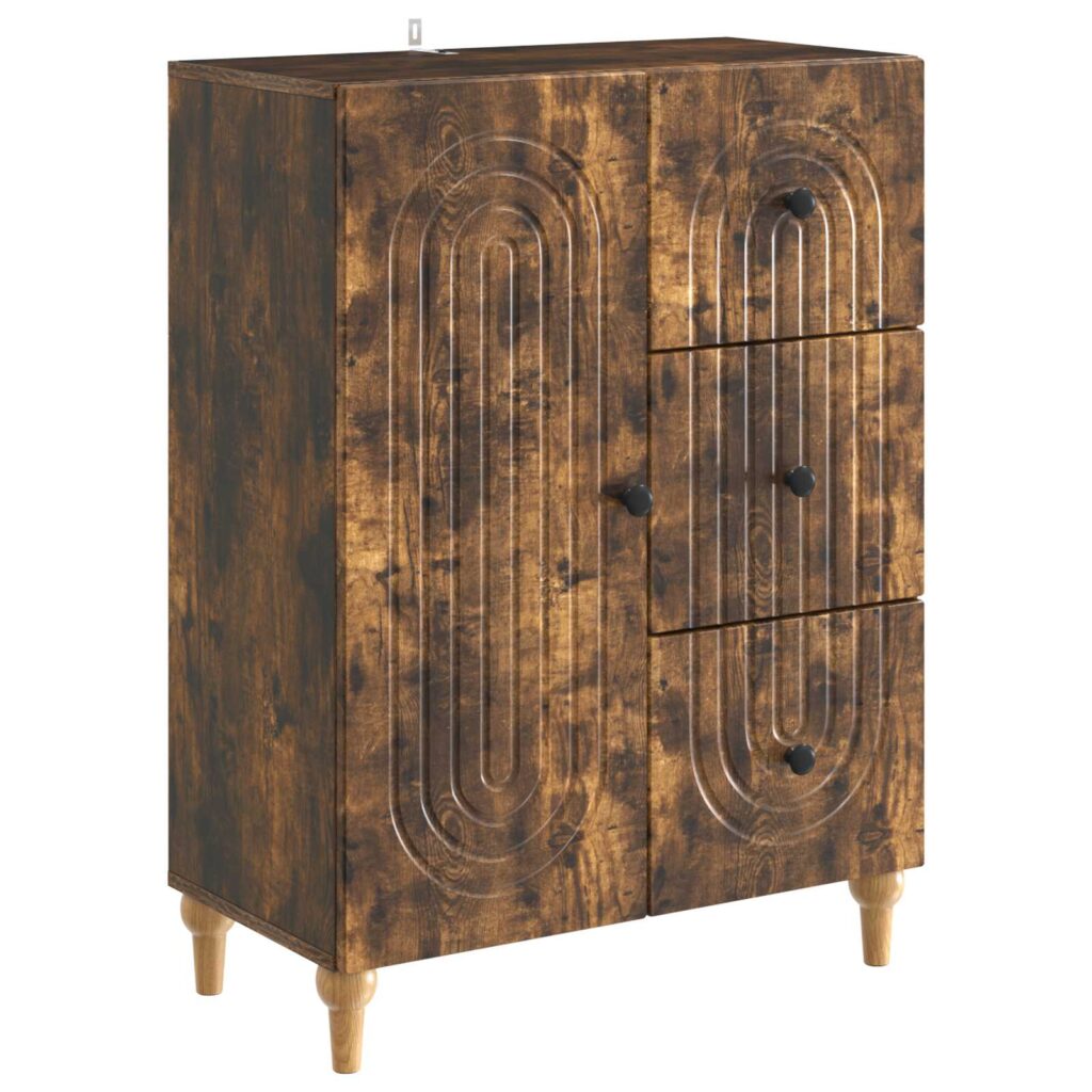 Sivupöytä Savutammi 66 x 34,5 x 90 cm Tekninen puu