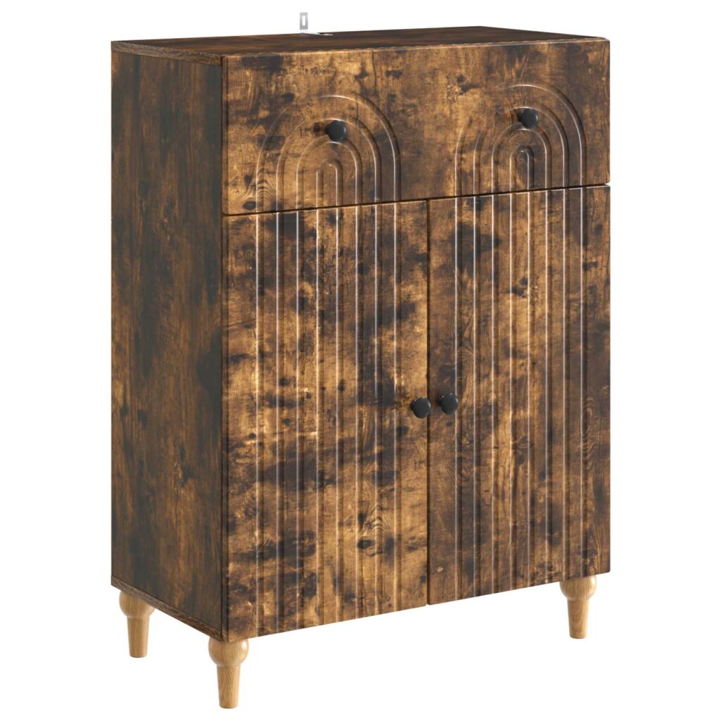 Sivupöytä Savutammi 66 x 34,5 x 90 cm Tekninen puu