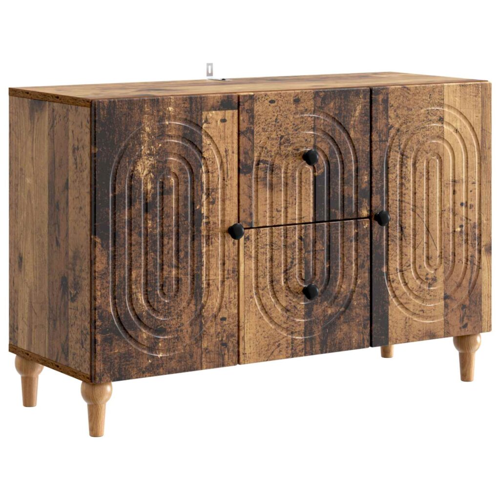 TV-kaappi Vanha puu 89 x 34,5 x 60 cm Tekninen puu