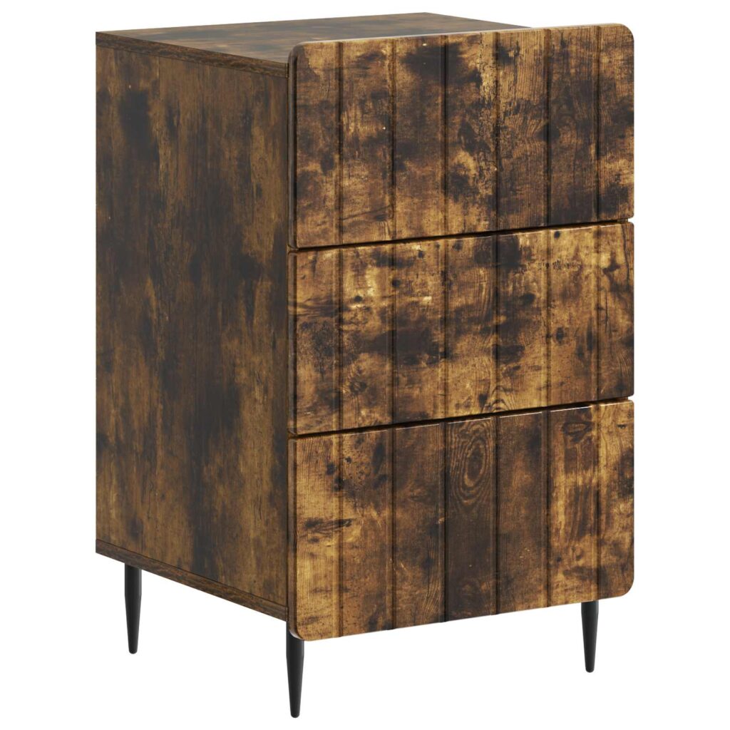 Yöpöytäkaappi Savutammi 43x 41 x 68 cm Tekninen puu