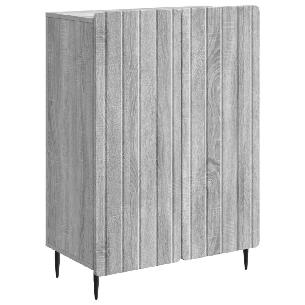 Sivupöytä Harmaa sonoma 66 x 34,5 x 92 cm Tekninen puu