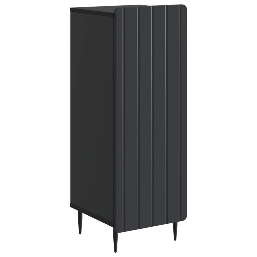 Sivupöytä Musta 34,5 x 33 x 92 cm Tekninen puu