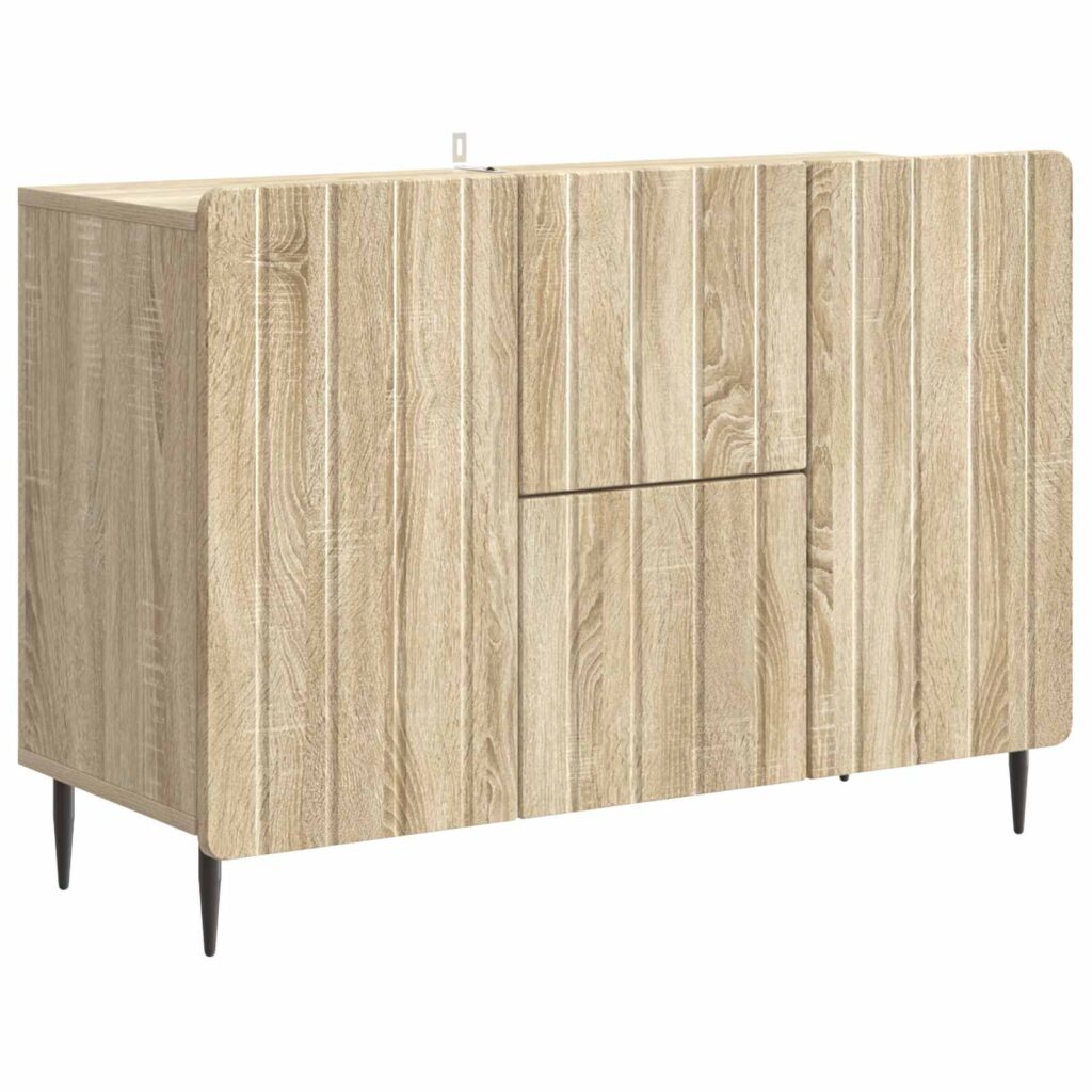 Sivupöytä Sonoma-tammi 89 x 34,5 x 62 cm Tekninen puu