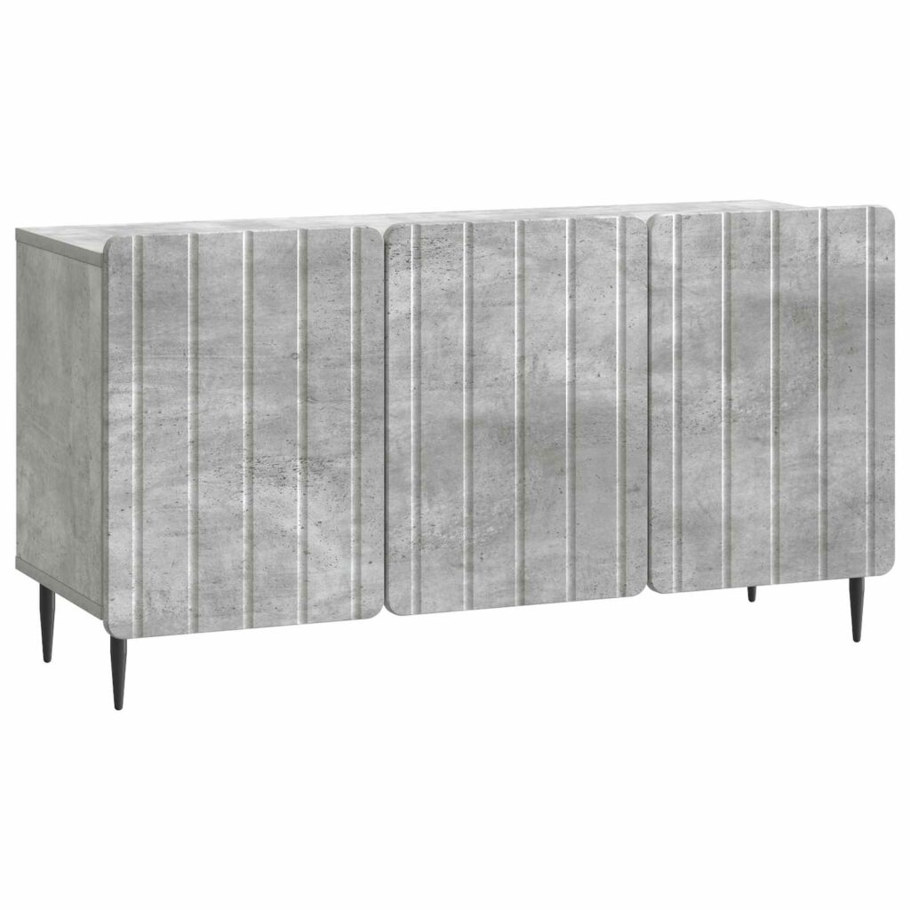 TV-kaappi Betoninharmaa 99 x 34,5 x 52 cm Tekninen puu