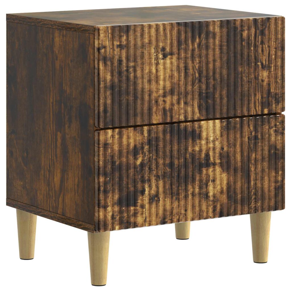 Yöpöytäkaappi Savutammi 43 x 34,5 x 48 cm Tekninen puu