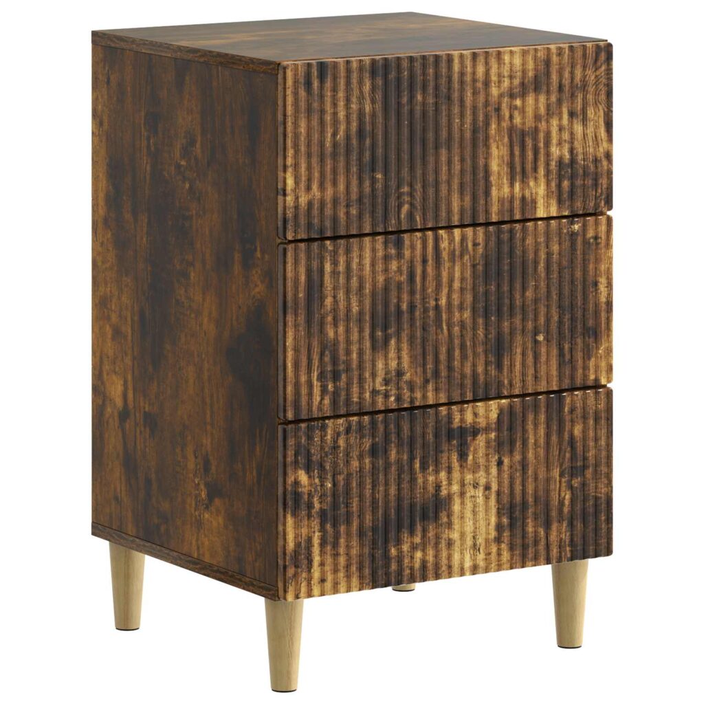 Yöpöytäkaappi Savutammi 43 x 41 x 66,5 cm Tekninen puu