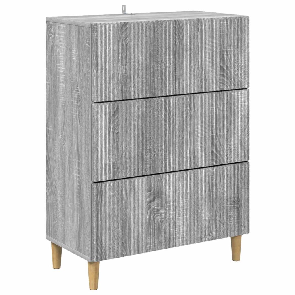 Laatikkokaappi Harmaa sonoma 66 x 34,5 x 90 cm Tekninen puu