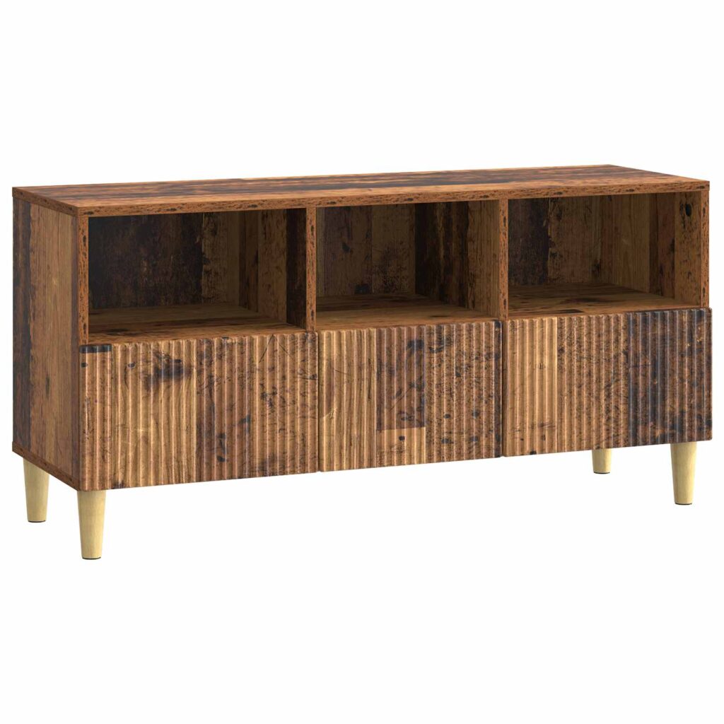 TV-kaappi Vanha puu 102 x 34,5 x 50 cm Tekninen puu