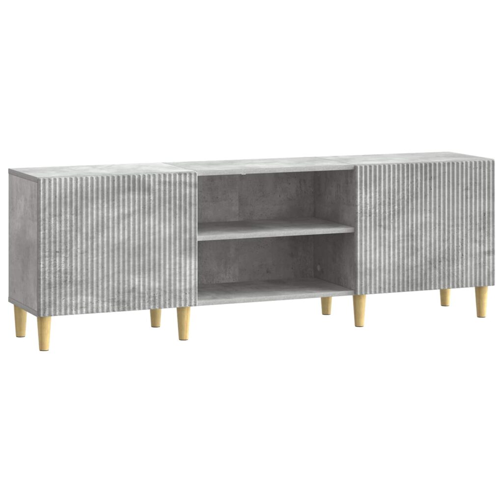 TV-kaappi Betoninharmaa 150 x 31 x 50 cm Tekninen puu