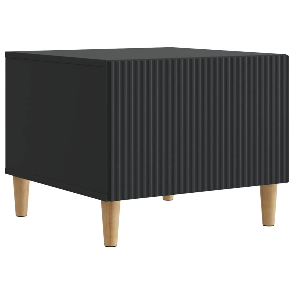Sohvapöytä laatikon kanssa Musta 49 x 50 x 40 cm Tekninen puu