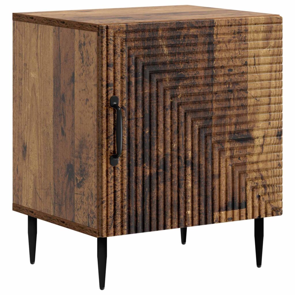 Yöpöytäkaappi Vanha puu 43 x 34,5 x 50 cm Tekninen puu