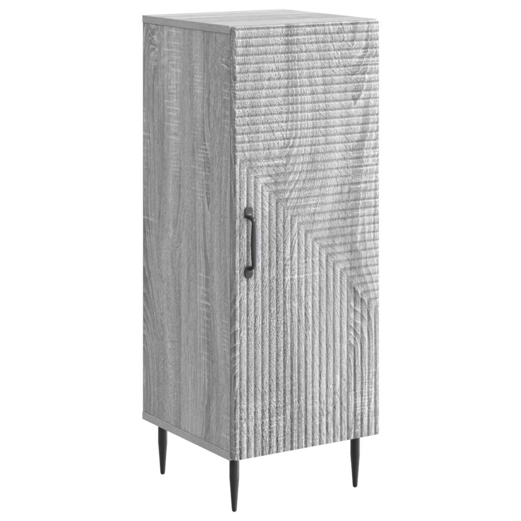 Sivupöytä Harmaa sonoma 33 x 34,5 x 89,5 cm Tekninen puu