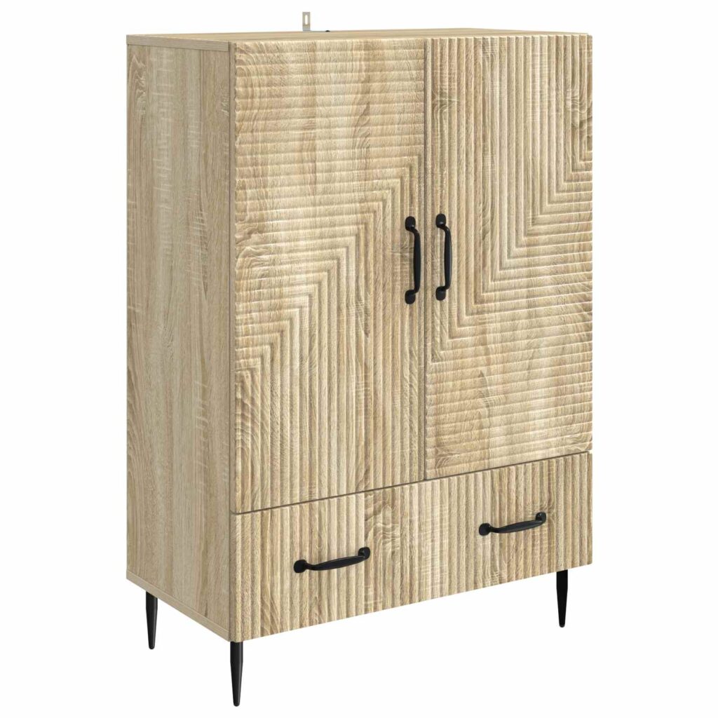 Sivupöytä Sonoma-tammi 66 x 34,5 x 95 cm Tekninen puu