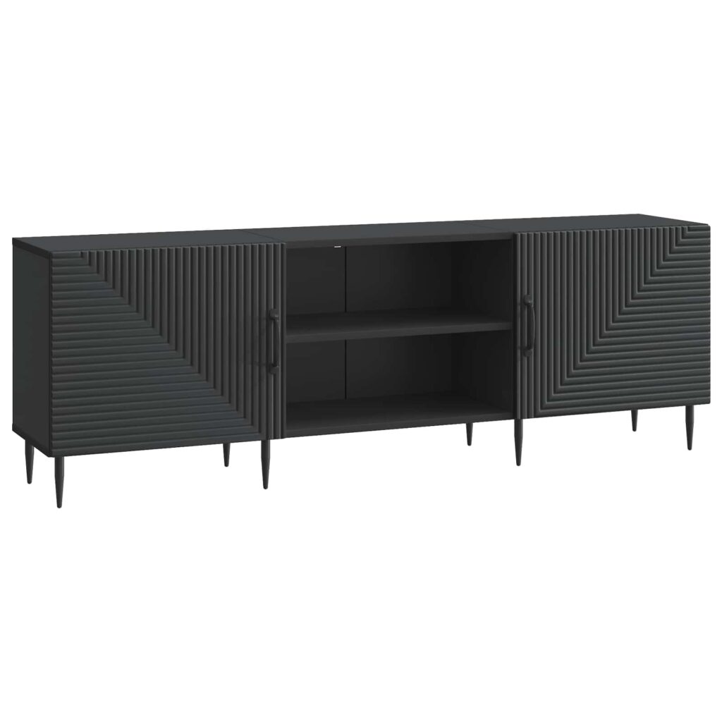 TV-kaappi Musta 150 x 31 x 50 cm Tekninen puu