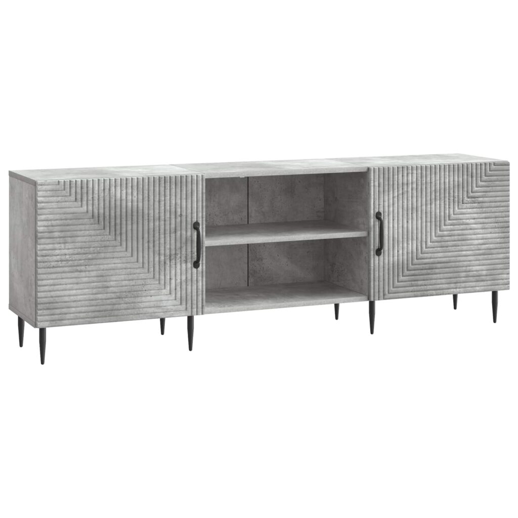 TV-kaappi Betoninharmaa 150 x 31 x 50 cm Tekninen puu