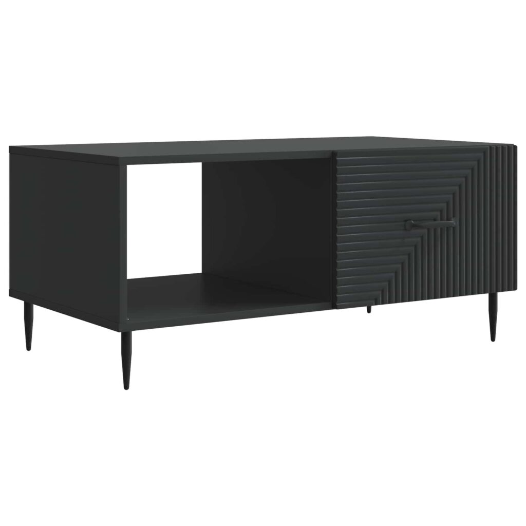 Sohvapöytä Musta 90 x 50 x 40 cm Tekninen puu