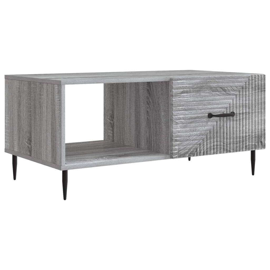 Sohvapöytä Harmaa sonoma 90 x 50 x 40 cm Tekninen puu
