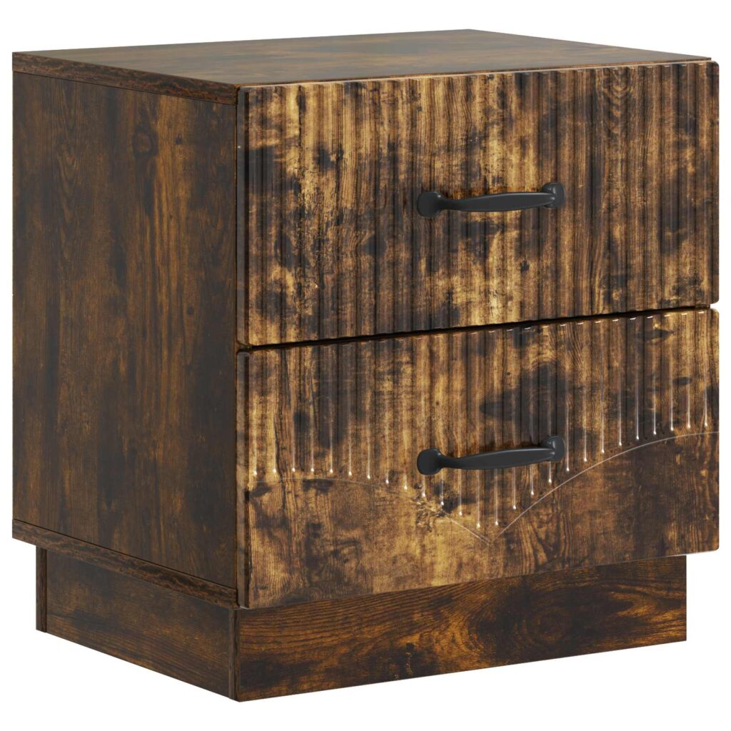 Yöpöytäkaappi Savutammi 43 x 34,5 x 44,5 cm Tekninen puu