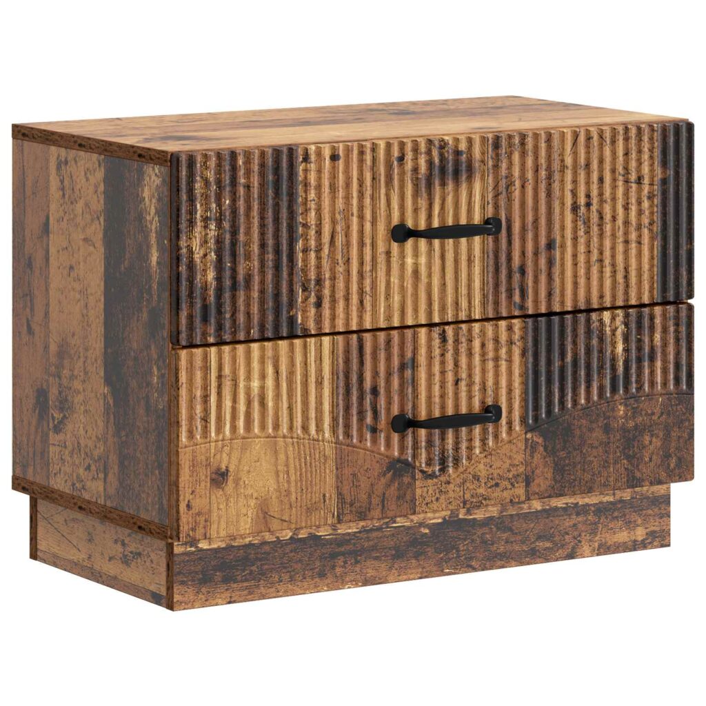 Yöpöytäkaappi Vanha puu 62 x 34,5 x 44,5 cm Tekninen puu