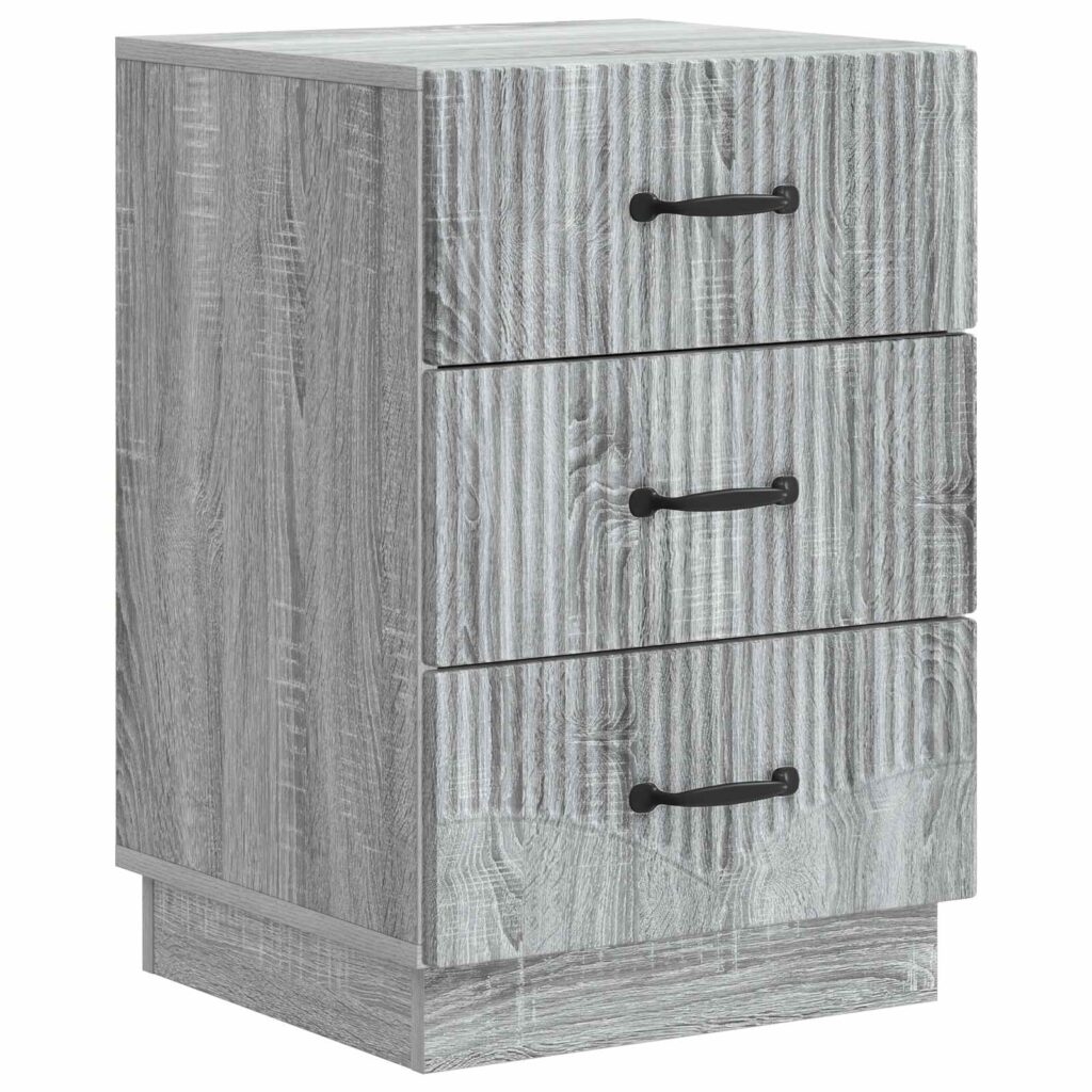 Yöpöytäkaappi Harmaa sonoma 43 x 41 x 63,5 cm Tekninen puu