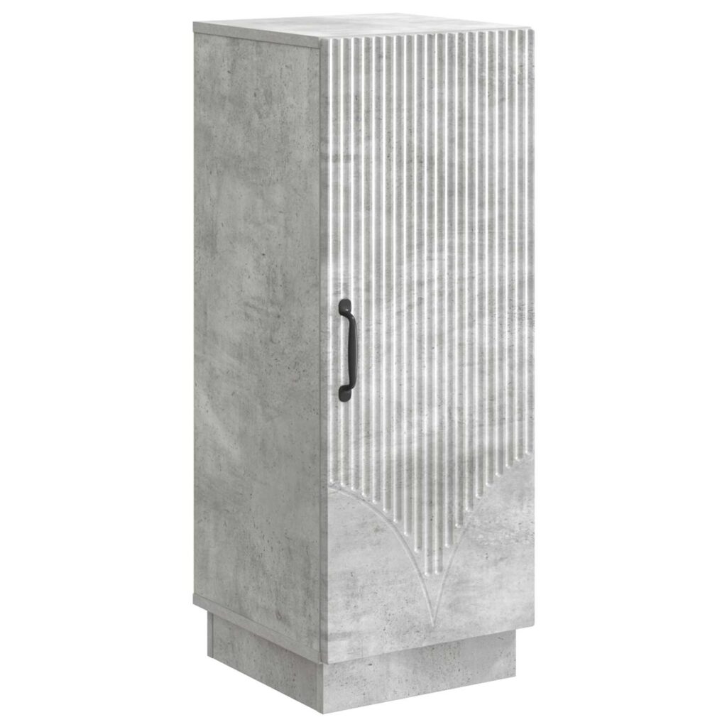 Sivupöytä Betoninharmaa 33 x 34,5 x 87 cm Tekninen puu