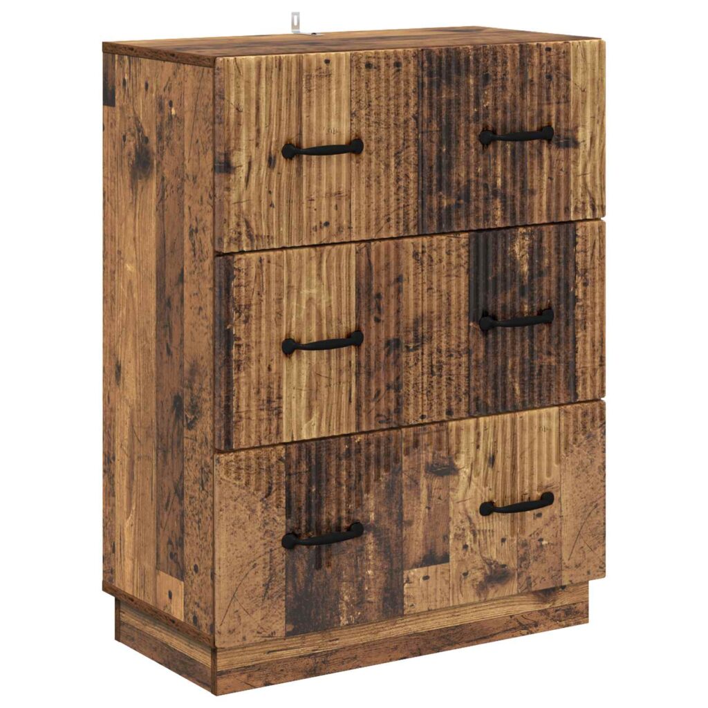 Laatikkokaappi Vanha puu 66 x 34,5 x 87 cm Tekninen puu