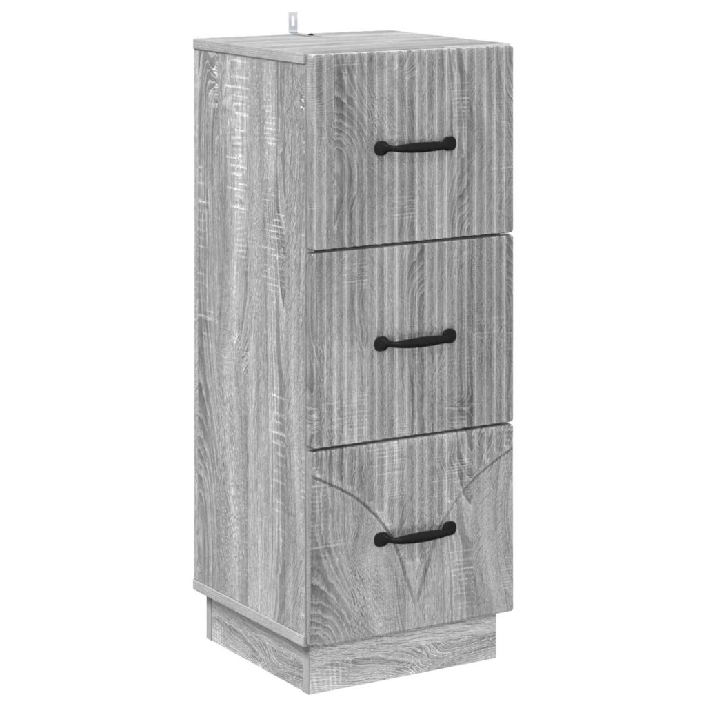 Laatikkokaappi Harmaa sonoma 33 x 34,5 x 87 cm Tekninen puu