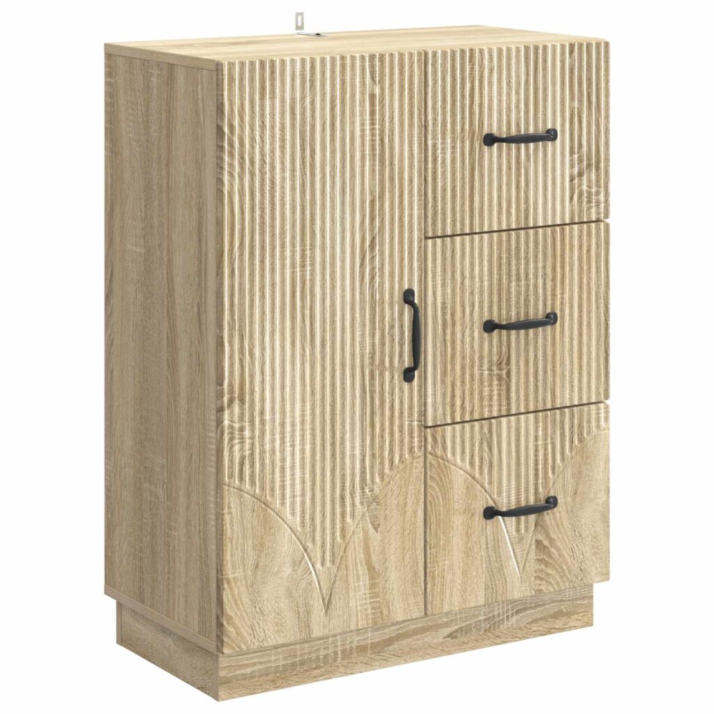 Sivupöytä Sonoma-tammi 66 x 34,5 x 87 cm Tekninen puu