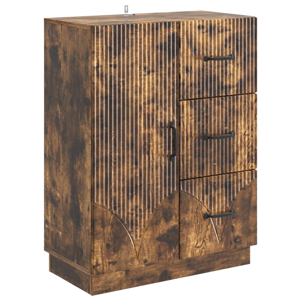 Sivupöytä Savutammi 66 x 34,5 x 87 cm Tekninen puu