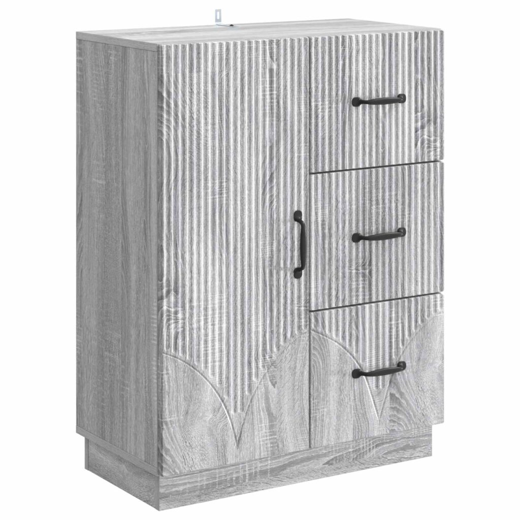 Sivupöytä Harmaa sonoma 66 x 34,5 x 87 cm Tekninen puu