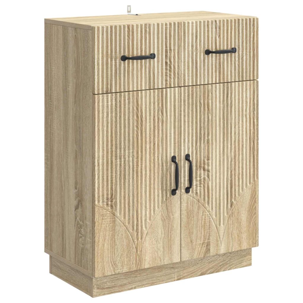 Sivupöytä Sonoma-tammi 66 x 34,5 x 87 cm Tekninen puu