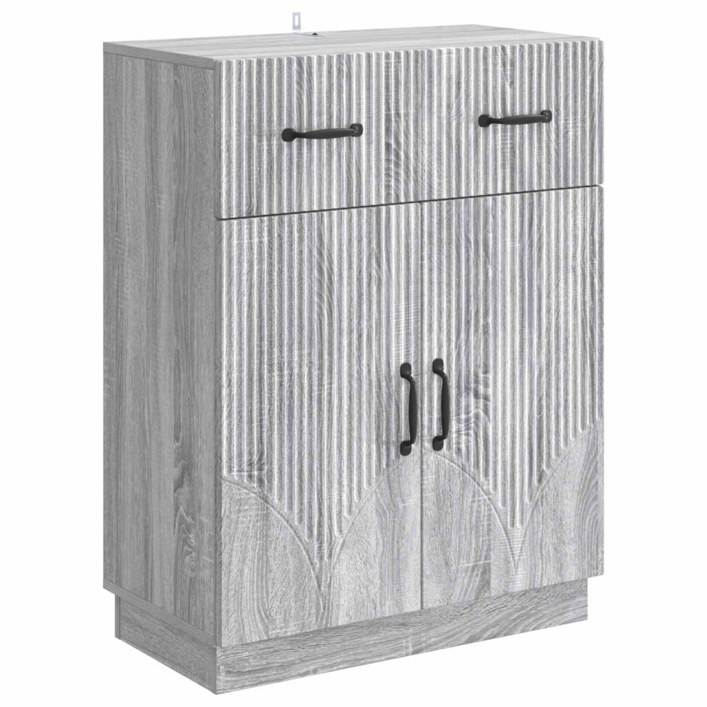 Sivupöytä Harmaa sonoma 66 x 34,5 x 87 cm Tekninen puu