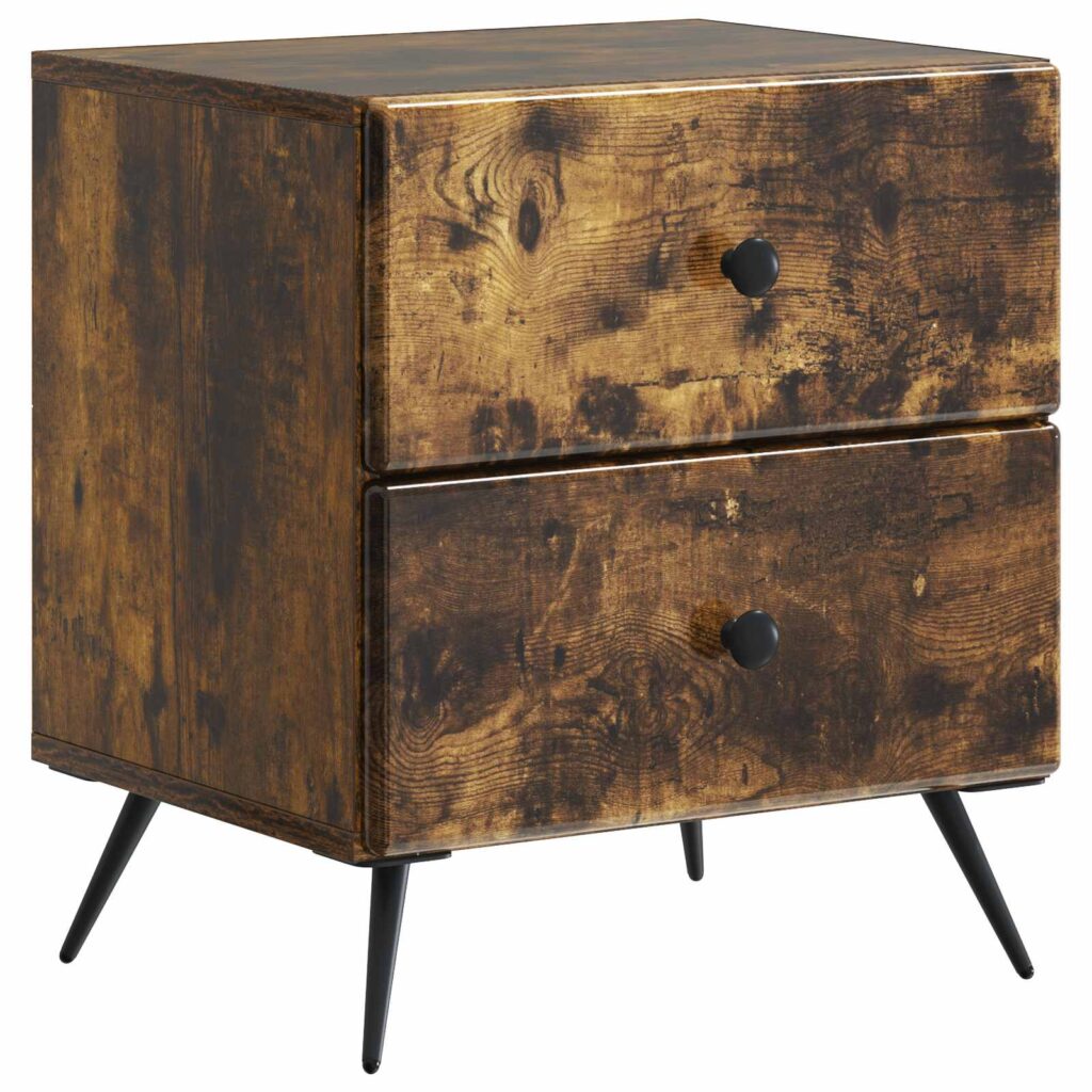 Yöpöytäkaappi Savutammi 43 x 34,5 x 47,5 cm Tekninen puu