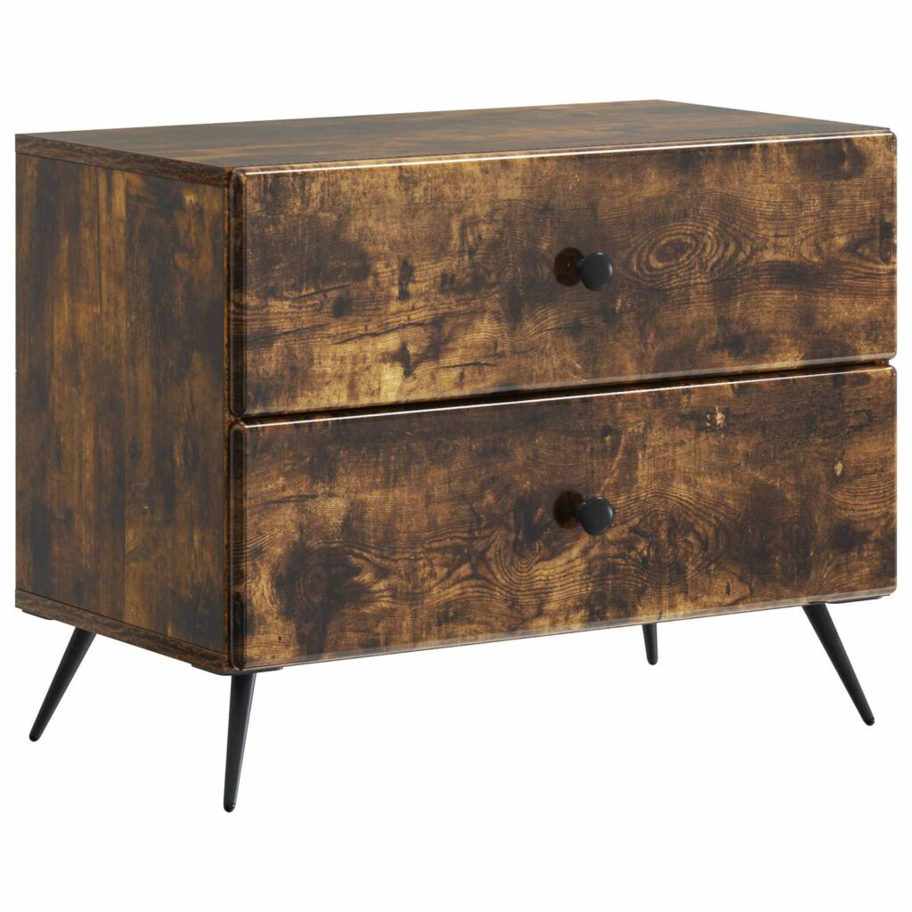 Yöpöytäkaappi Savutammi 62 x 34,5 x 47,5 cm Tekninen puu