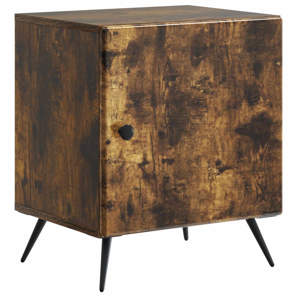 Yöpöytäkaappi Savutammi 43 x 34,5 x 50 cm Tekninen puu