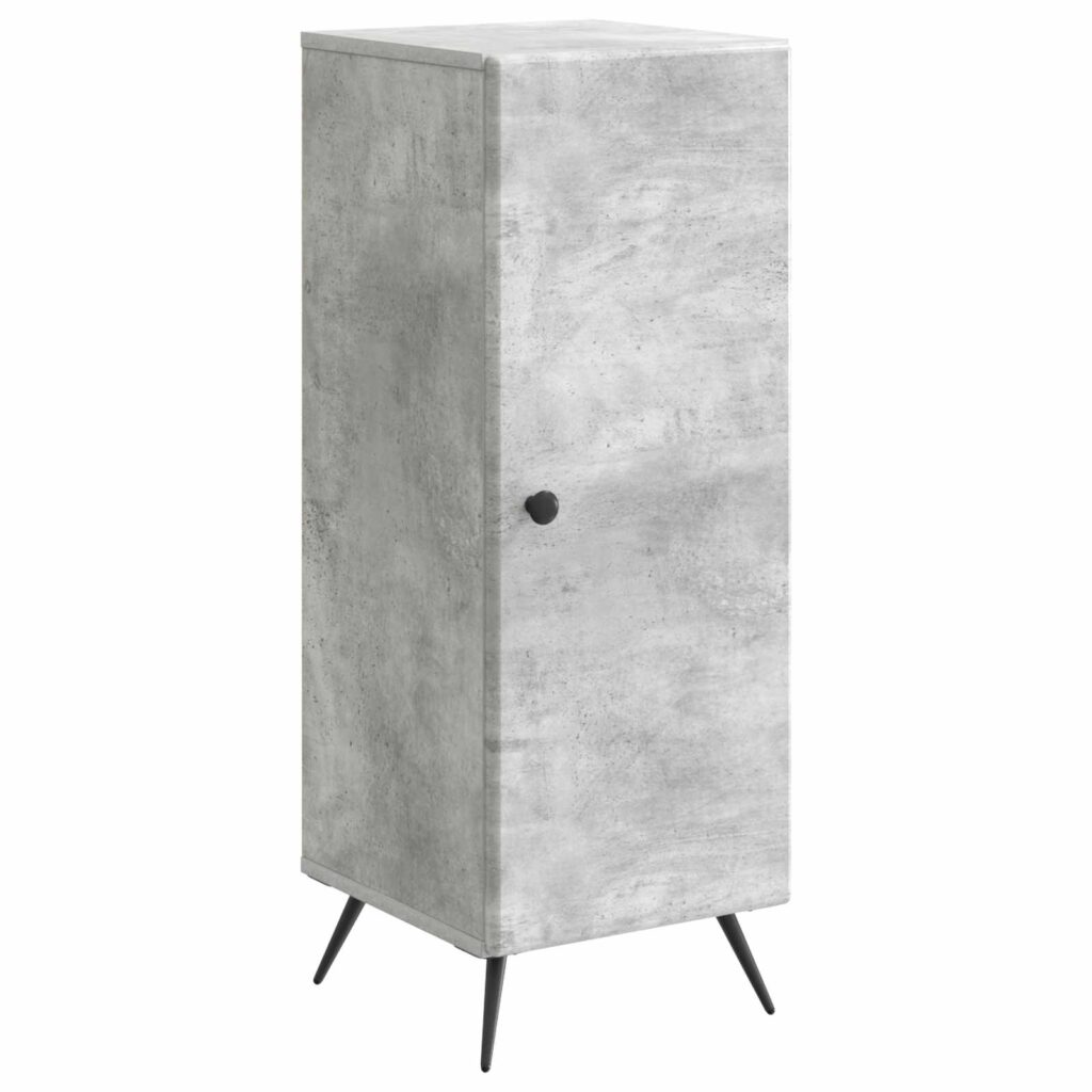 Sivupöytä Betoninharmaa 33 x 34,5 x 90 cm Tekninen puu