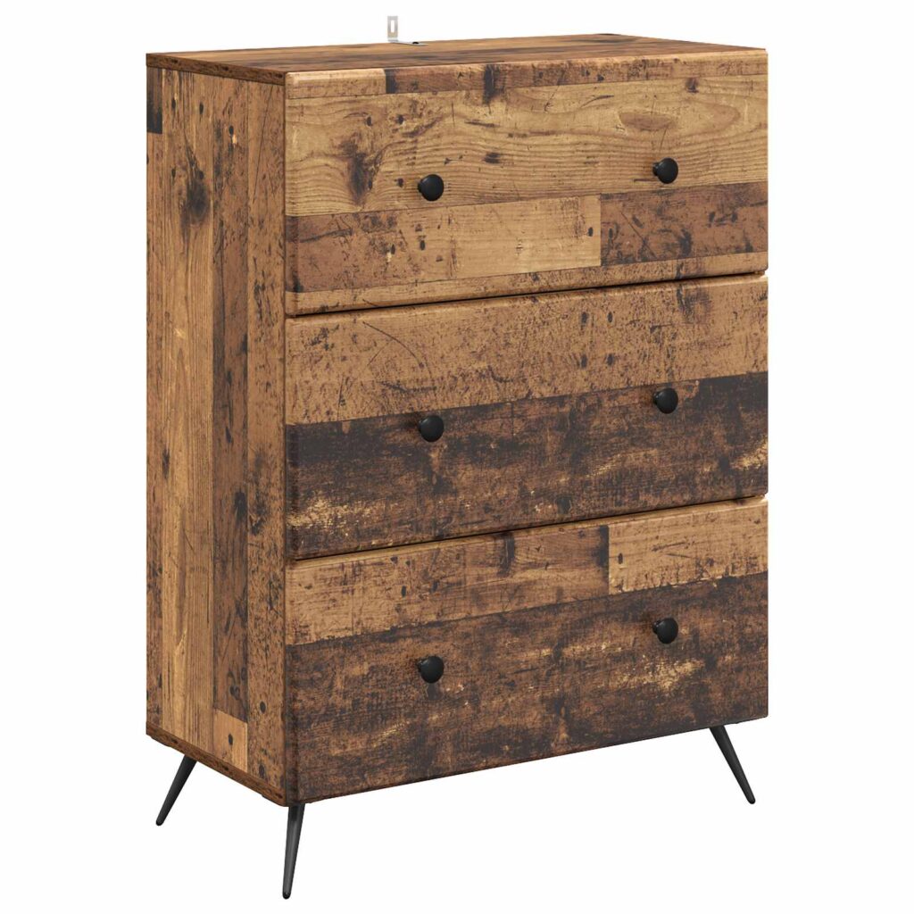 Laatikkokaappi Vanha puu 66 x 34,5 x 90 cm Tekninen puu