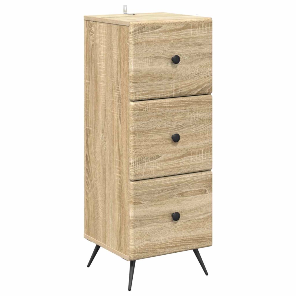 Laatikkokaappi Sonoma-tammi 33 x 34,5 x 90 cm Tekninen puu