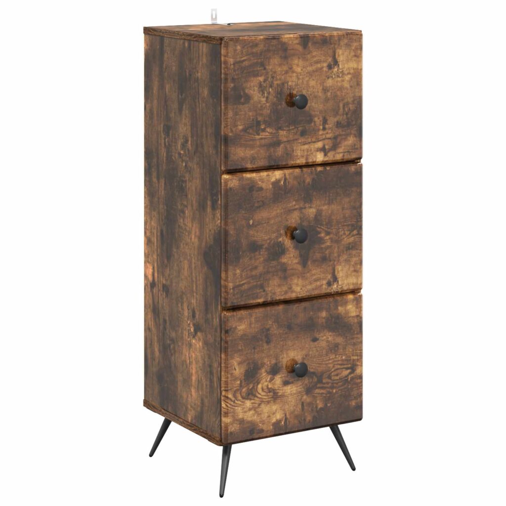 Laatikkokaappi Savutammi 33 x 34,5 x 90 cm Tekninen puu