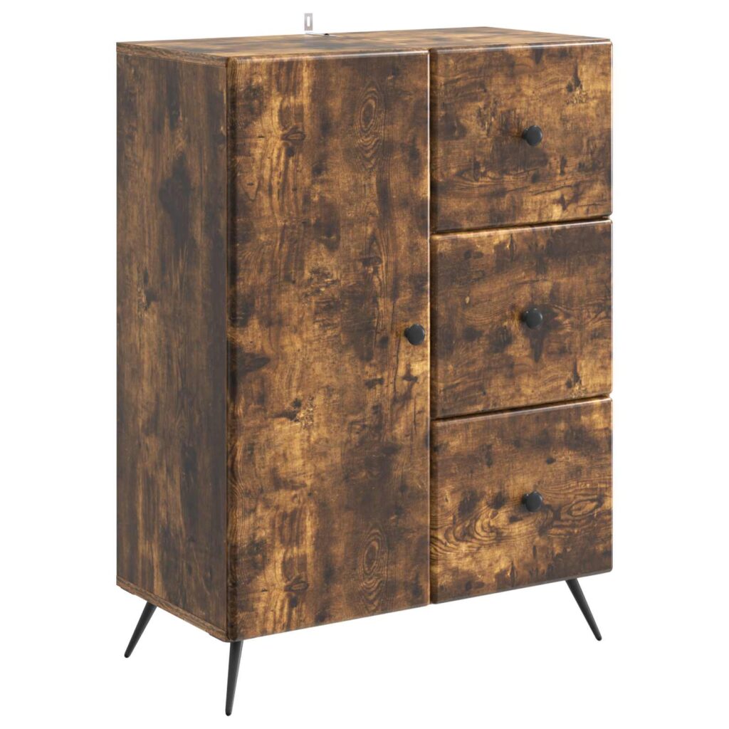 Sivupöytä Savutammi 66 x 34,5 x 90 cm Tekninen puu