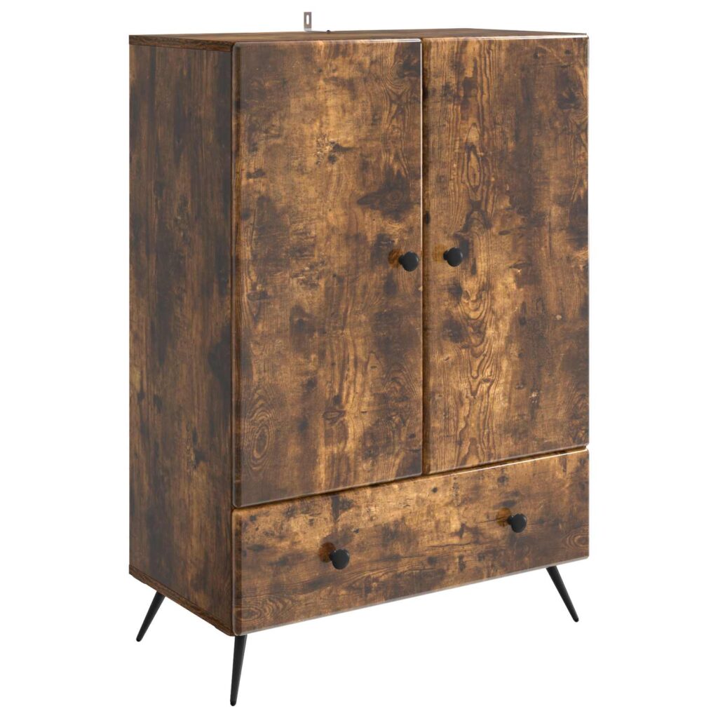 Sivupöytä Savutammi 66 x 34,5 x 95 cm Tekninen puu