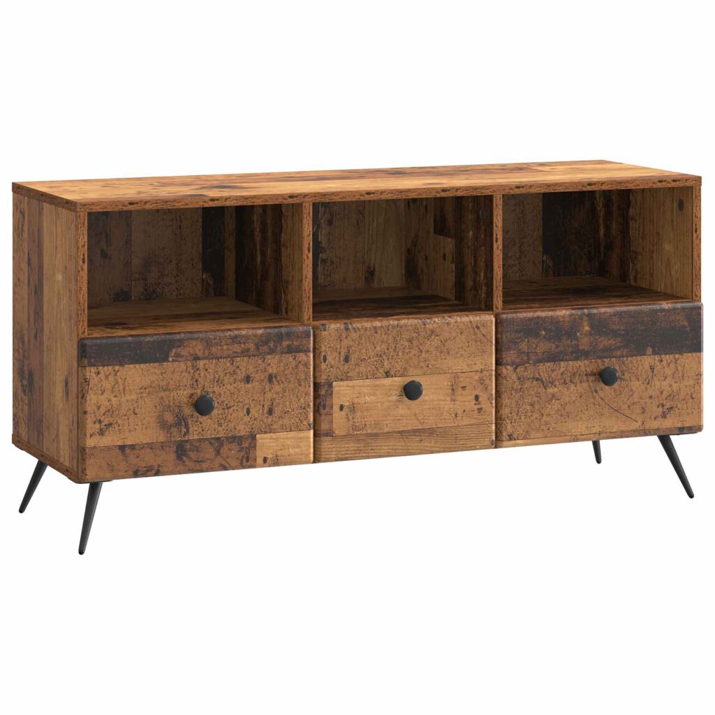 TV-kaappi Vanha puu 102 x 34,5 x 50 cm Tekninen puu