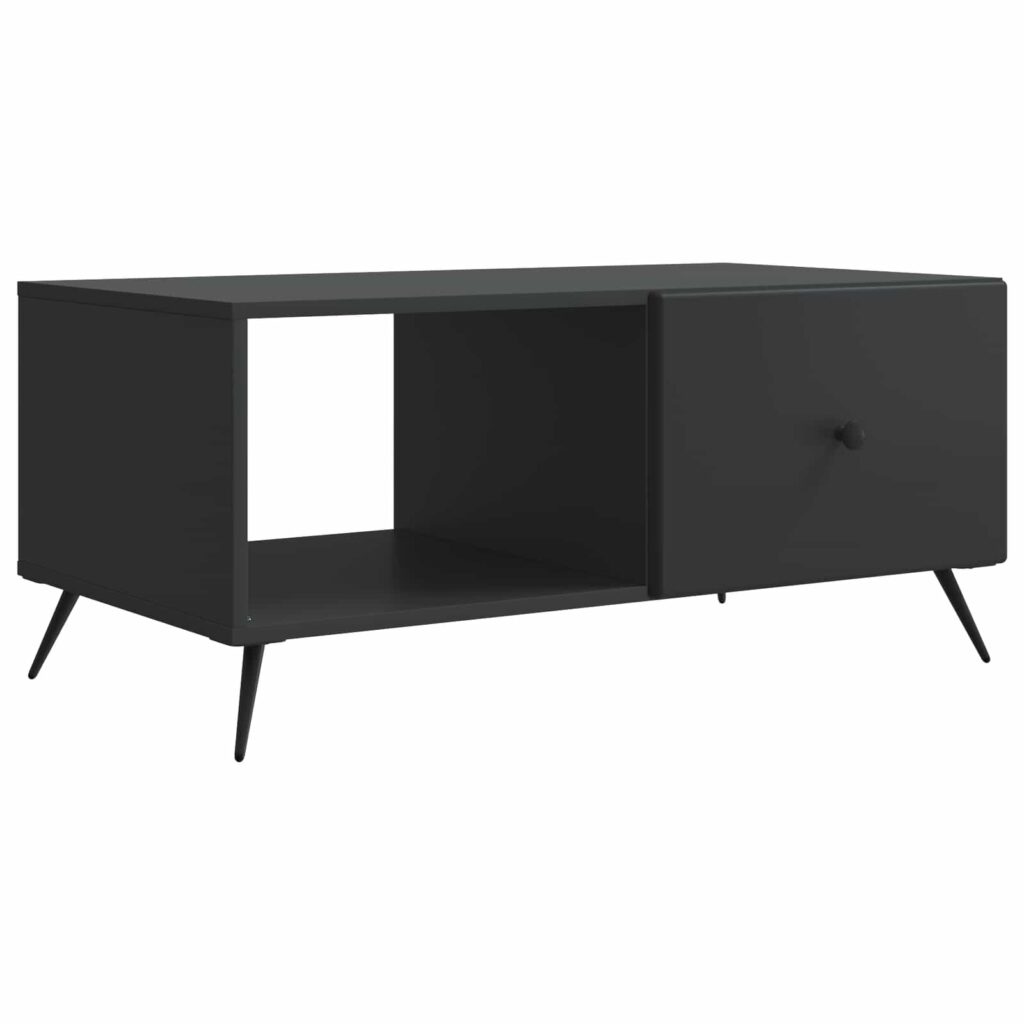 Sohvapöytä Musta 90 x 50 x 40 cm Tekninen puu