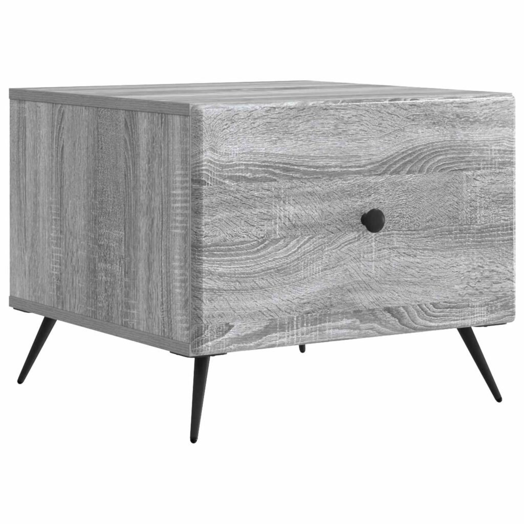 Sohvapöytä Harmaa sonoma 49 x 50 x 40 cm Tekninen puu