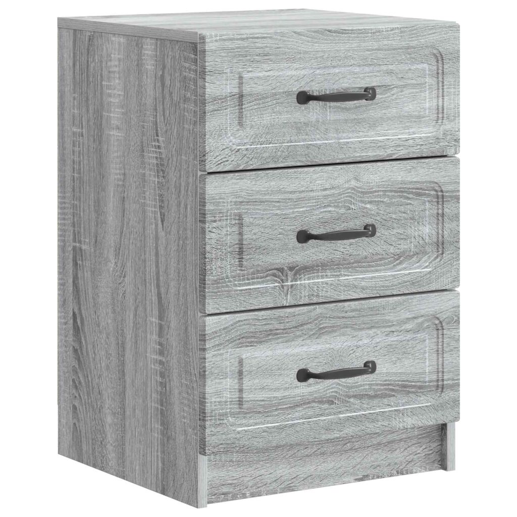 Yöpöytäkaappi Harmaa sonoma 43 x 41 x 63,5 cm Tekninen puu