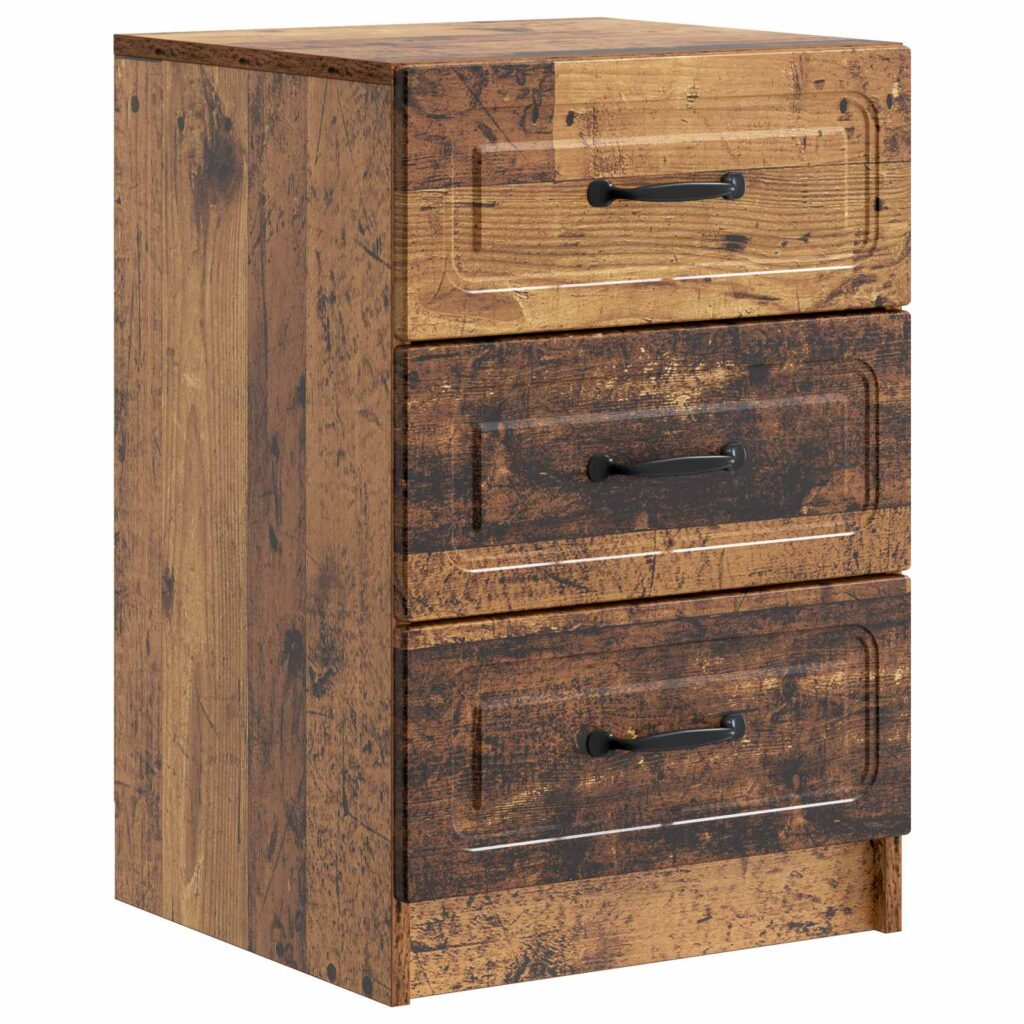 Yöpöytäkaappi Vanha puu 43 x 41 x 63,5 cm Tekninen puu