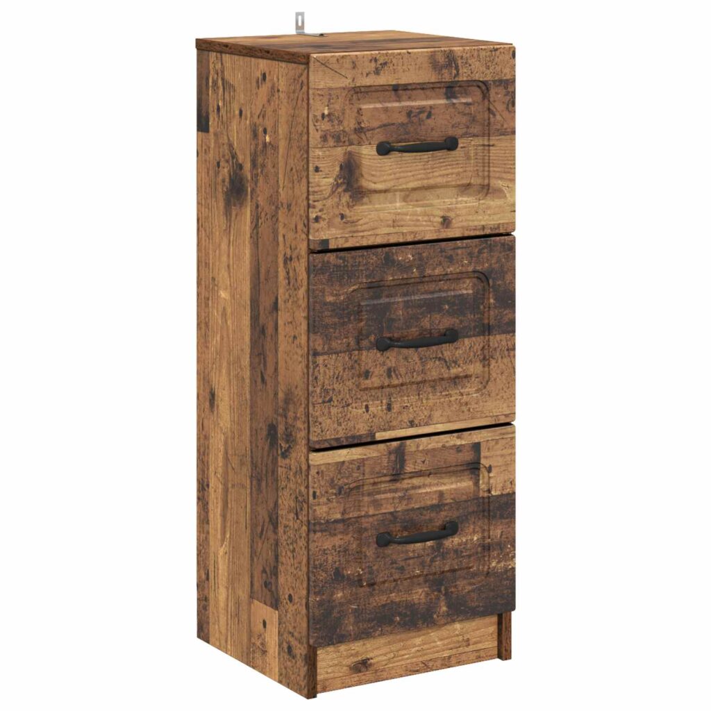 Laatikkokaappi Vanha puu 33 x 34,5 x 87 cm Tekninen puu