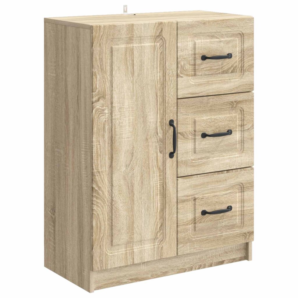 Sivupöytä Sonoma-tammi 66 x 34,5 x 87 cm Tekninen puu