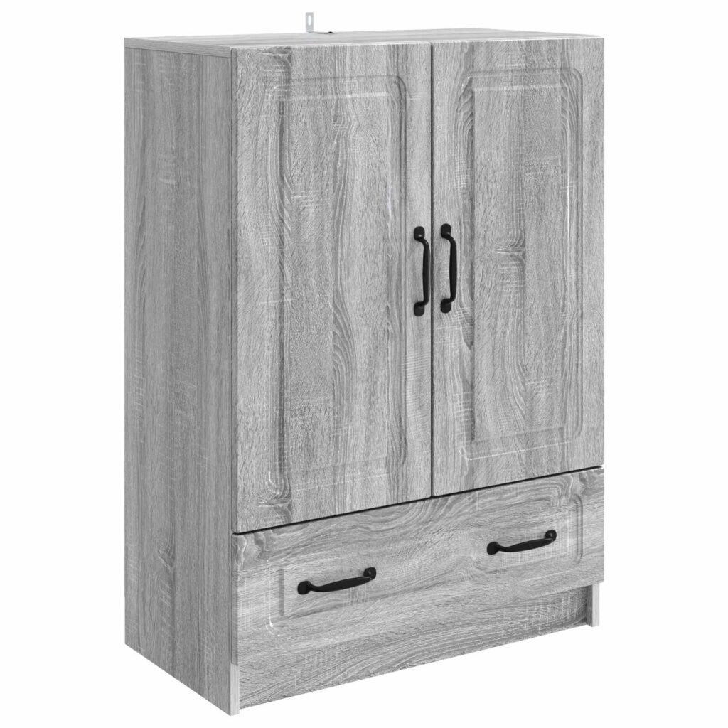 Sivupöytä Harmaa sonoma 66 x 34,5 x 92 cm Tekninen puu