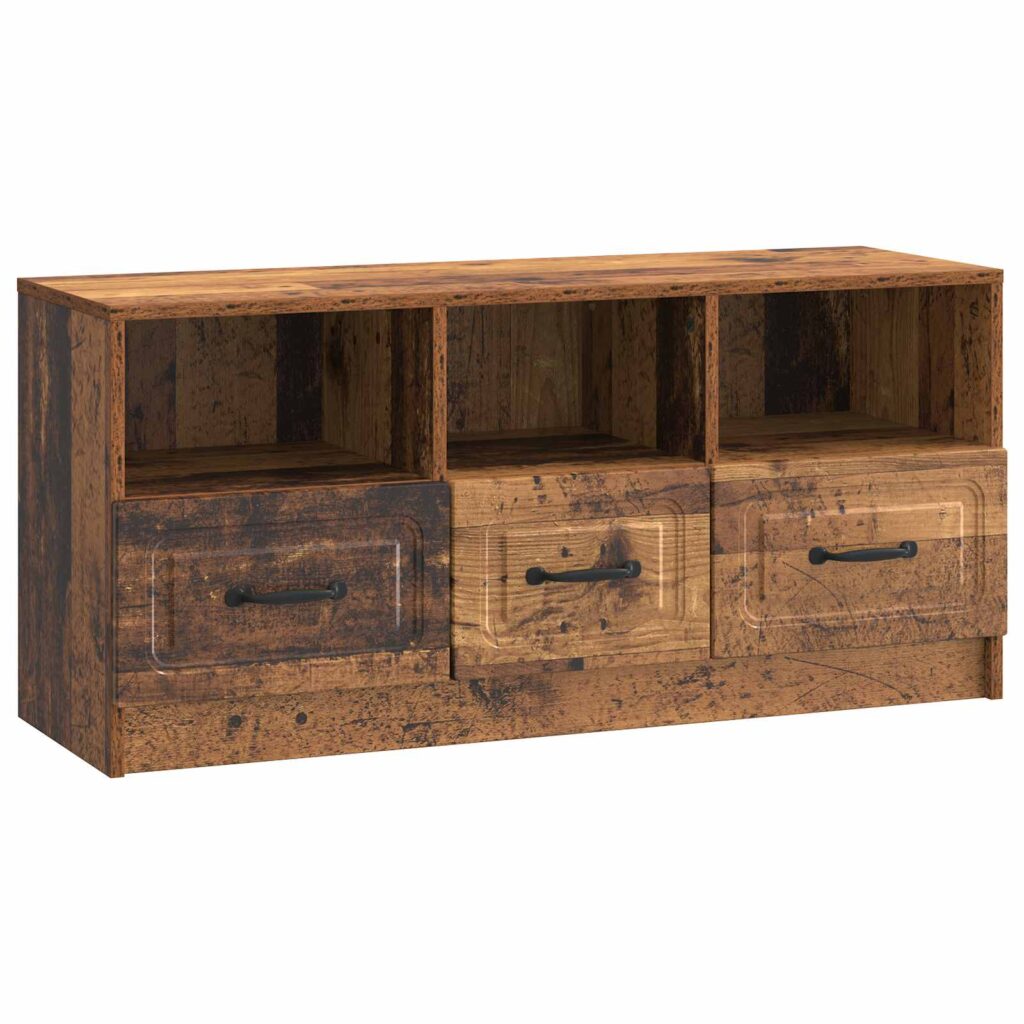 TV-kaappi Vanha puu 102 x 34,5 x 47 cm Tekninen puu